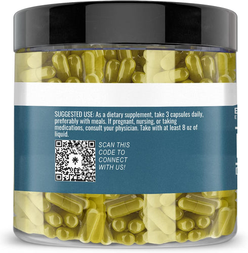 Earthborn Elements Berberine, 200 Capsules, Pure & Undiluted, No Additives