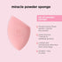 Real Techniques Iconic Blend + Set Makeup Sponge Duo - 2 Count for Liquid, Cream, & Powder
