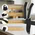 WDRIGE 4Pcs Crevice Cleaning Brushes for Household Use, Grout Cleaner Brush, Hard Bristle Groove, Gap Cleaning Tool