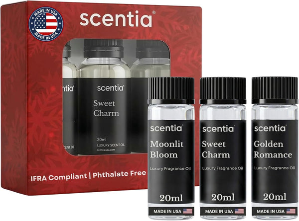 Love Collection Fragrance Oil Set Essential Oil Blends for Diffusers, Candles &