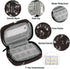 QsirBC 7 Halloween Skull Art Daily Pill Organizer Travel Medicine Container Holder Bag Small Weekly Pills Case Box Day