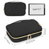 Yarwo Portable Makeup Brushes Bag for Brushes (up to 9.4") and Cosmetic Essentials, Black (BAG ONLY, PATENTED DESIGN)