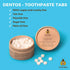 SuperBee Dentos Toothpaste Tablets - 150 Fluoride Free & Eco Friendly Chewable Toothpaste Tabs, Spearmint