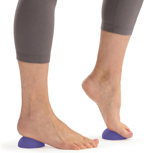 Set OPTP Half Balls (Pair) - No-Roll Half Ball for Stretching and Massage, Plantar Fasciitis Relief, and Muscle Tension