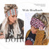 Olbye Boho Headbands Women Wide Head Bands Turban Elastic Nonslip Hairbands Workout Yoga Hair Scarfs Running Sweatband African Bohemian Head Wraps Fashion Hair Accessories for Women Girls (H- Leopard)