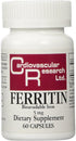 Cardiovascular Research Ferritin Maximum Absorption Iron Supplement - 60 Capsules, 01-Cream