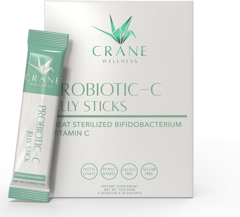 PROBIOTIC-C Jelly Sticks - Bifidobacterium and Vitamin C | Non-GMO, Gluten Free,