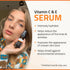 YEOUTH Vitamin C Face Serum 1oz with Hyaluronic Acid, Hydrating for Dull Spots
