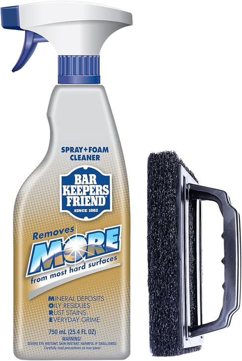 ONE96NINE Daily Shower Spray Kit with 2 Items, Hard Water Spray Foam Cleaner