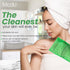 Modu 6 Pcs Korean Exfoliating Mitt Bath Washcloth 6.7 x 5.5 in - Small 6 Pcs Green