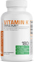 K2 MK7 K2 MK4 K1) 180 Vitamin K Triple Play (Vitamin / Vitamin / Vitamin Full Spectrum Complex Vitamin K Supplement