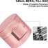 Small Daily Pill Case, Portable Metal Pill Box for Pocket Purse, Waterproof Holder for Vitamins, Medicine, Organizer