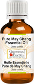 Pure May Chang Essential Oil (Litsea cubeba) Steam Distilled 30ml (1.01 oz)