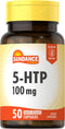 Sundance 5-HTP 100mg | 50 Quick Release Capsules | Non-GMO & Gluten Free Supplement
