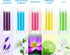 Toilet Gel Stamp Kit, 60 Count, 5 Kinds of Scent Toilet Cleaner Bowl Gel, Air Freshener