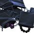 JIAKAI 30pcs Velvet Double Drawstring Cloth Bag - Jewelry Drawstring Pouches for Small Items (Black)