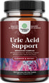 Herbal Uric Acid Cleanse and Detox - Daily Kidney Cleanse and Uric Acid Support Supplement for Adults
