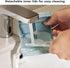 FYY Daily Pill Organizer - 7 Compartments Portable Travel Pill Case, Folding Design for Vitamins, Supplements,