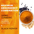 Turmeric Curcumin Gummies, 120 Gummies - 500mg for Adults with Black Pepper, Ginger Root, Vitamin C, Low Sugar, Orange