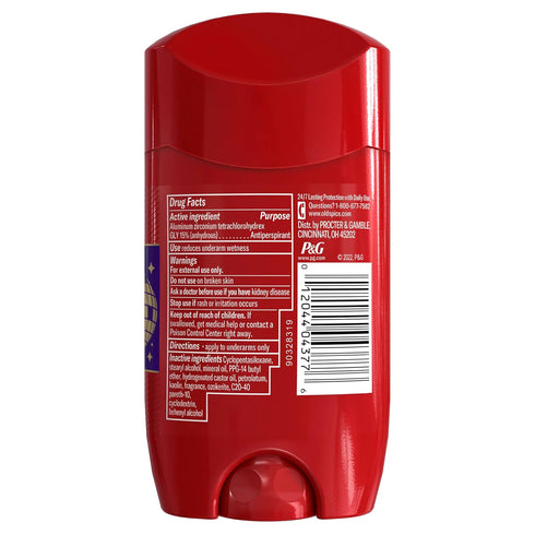 Old Spice Antiperspirant Deodorant for Men, 24/7 Sweat & Odor Protection, After Hours with Spice Scent, 2.6 oz, Pack of