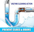SANI 360° Sani Sticks Drain Cleaner and Deodorizer, Enzyme Pipe Cleaners for Sinks, Bathtub Drains, Septic Tanks, 24