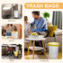 5 Rolls Small Trash Bags, 2.6 Gallon, 100 Count, Durable Plastic Bags for Kitchen Office Home