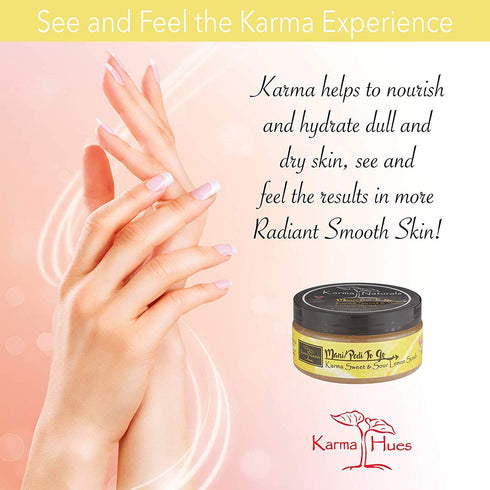 karma organic Natural Lemon Scrub – Essential Oils for Flawless, Glowing, Balanced Skin Complexion