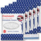 Orthodontic Flossers for Braces - 100 Count Dental Floss Picks (Pack of 5) with Travel Case