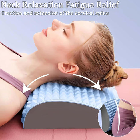 YIQIYOU Back Stretcher Refresh Neck and Back Massager Back Stretcher Posture Corrector for Pain Relief Multilevel