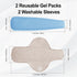 Reusable Perineal Ice Packs, Perineal Cooling Pad, Postpartum Cold Packs, Cold and Hot pack for Women After Birth and Delivery, Pregnancy & Hemorrhoid Pain Relief, Vaginal Discomfort Blue