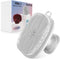 VWMYQ Silicone Face Scrubber for Men, Waterproof Facial Cleansing Brush for Exfoliating and Skin Care (White)