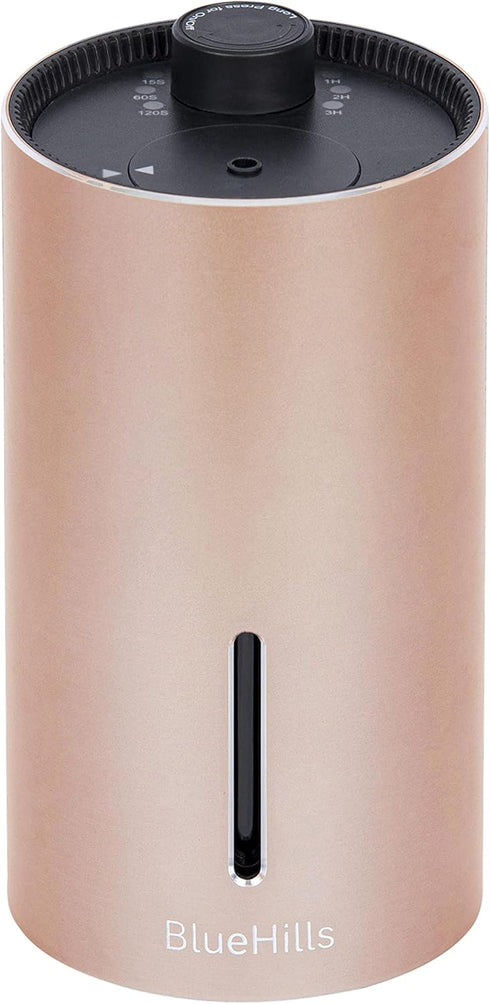BlueHills Waterless Cordless Car Essential Oil Diffuser Aromatherapy Mini Compact Diffuser for