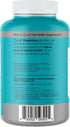 Qunol Magnesium Gummies 200mg, High Absorption Magnesium Supplement, Supports Nerve, Bone, Muscle Health, 120 Count