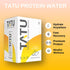 TATU Ready-To-Drink Protein Infused Water, 4 Pack, Lemon Ginger, 15 grams Whey Protein Isolate, 60 Calories