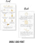 Lash Extension Aftercare Instructions Cards | 50 Pack | Double Sided 3.5 x 2" | Marble Look with Gold Icons Design