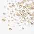 Canvalite 1500PCS Champagne Rhinestones, Flat Back Gems with Tweezers and Dotting Pen for Nail Art and Crafts