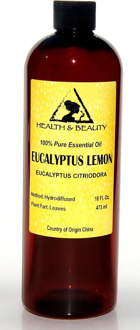 HEALTH & BEAUTY Eucalyptus Lemon Essential Oil Aromatherapy Therapeutic Grade 100% Pure Natural 16 oz