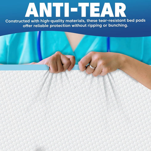 Premium Disposable Chucks Pads for Adult (30"x36", 30 Count), 6-Layer Bed Protector Pads, Incontinence Underpads,