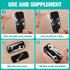 Automatic Dental Floss Case, Portable Flosser Dispenser, Travel Organizer with 10 Floss Picks for Teeth Cleaning