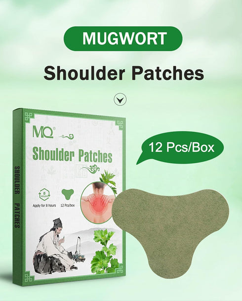 MQ 12 Count Shoulder & Neck Heat Patches, Long-Lasting Relief for Lumbar, Knee, Back, Neck, Shoulder Pain