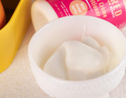 Tailored Beauty Coconut Crème Conditioner with Mango Butter - 100% Natural Daily Conditioner for All Hair Textures