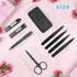 Tweezers and Fingernail Clippers Kit, 8 Pcs Professional Tweezer Nail Clipper Set Stainless Steel Manicure Tools with Case for Men Women by Fangze