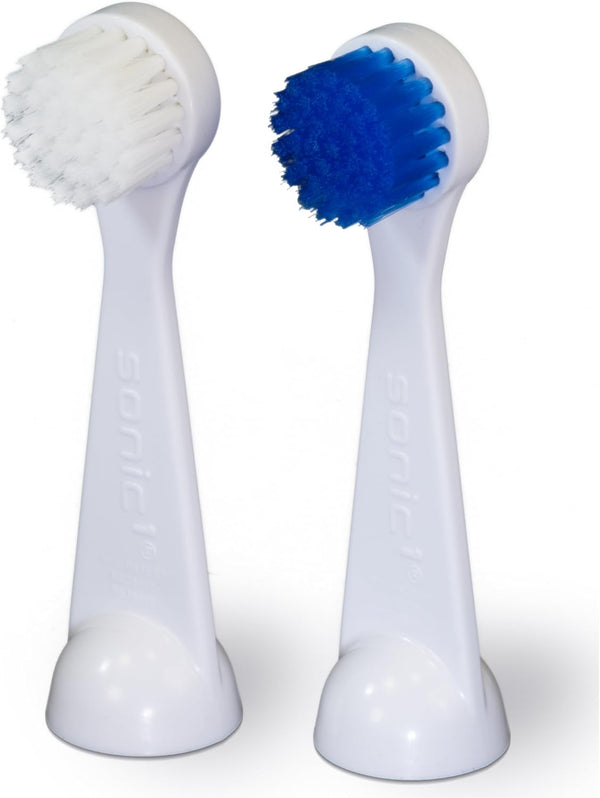 Cybersonic3 Deluxe Large Replacement Brush Heads, 2 Pack, Compatible with All Cybersonic Electric Toothbrushes