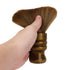 Large Barber Brush Neck Duster, Soft Professional Hair Sweep Brush with Natural Fiber Wooden Handle