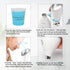 Nano Ionic Facial Steamer with Warm Mist - Moisturizing Face Steamer and 4 Piece Skin Kit for Home SPA (Green)