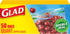 Glad Zipper Food Storage Plastic Bags | Quart - 50 Count (Packaging May Vary)
