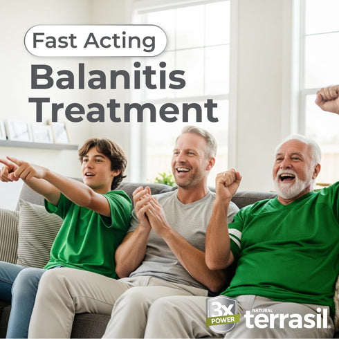 Inflammation. (1.7oz) terrasil Balanitis Relief, Balanitis Treatment for Men, Soothing Foreskin Cream for Relief from