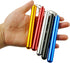 5Pcs Aluminum Alloy Container with Keychain, Pocket Waterproof Metal Storage Holder Case, 4.33 x 0.55 Inches