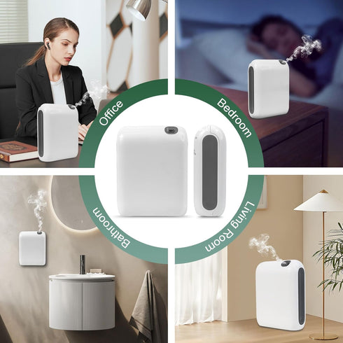 Zinyeme 1500 Scent Air Machine for Home, Sq. Ft Coverage Waterless Essential Oil Diffuser with Smart Cold Air