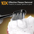 M23 30-Day IPX7 Travel Electric Toothbrush for Adults, Retractable Portable Sonic Toothbrush, Aluminum Body, Battery